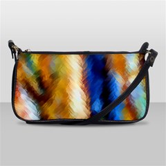 Abstract Paint Smears Shoulder Clutch Bag by Vaneshart