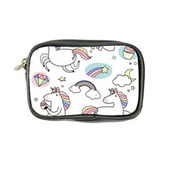 Cute Unicorns With Magical Elements Vector Coin Purse by Sobalvarro