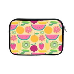 Seamless Pattern With Fruit Vector Illustrations Gift Wrap Design Apple Ipad Mini Zipper Cases by Vaneshart