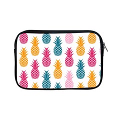 Tropic Fruit Pineapple Seamless Pattern Design Vector Illustration Apple Ipad Mini Zipper Cases by Vaneshart