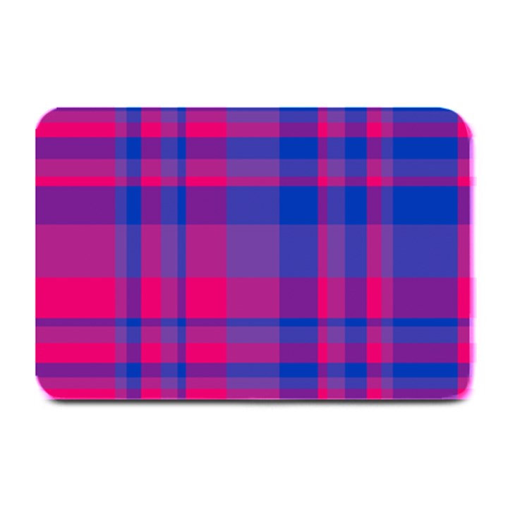 Bisexual plaid Plate Mats