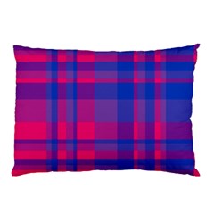 Bisexual Plaid Pillow Case by NanaLeonti