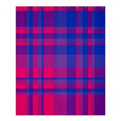 Bisexual Plaid Shower Curtain 60  X 72  (medium)  by NanaLeonti