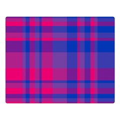 Bisexual Plaid Double Sided Flano Blanket (large)  by NanaLeonti