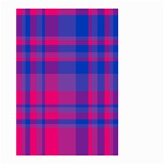 Bisexual Plaid Small Garden Flag (two Sides) by NanaLeonti