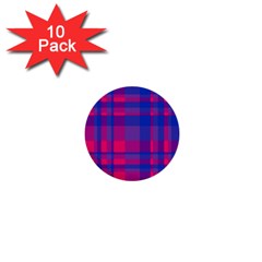 Bisexualplaid 1  Mini Buttons (10 Pack)  by NanaLeonti