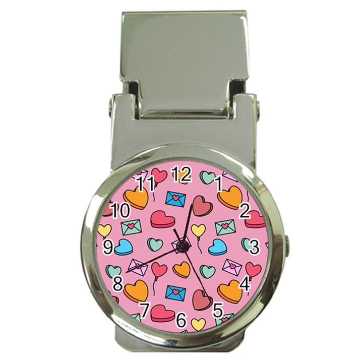 Candy Pattern Money Clip Watches