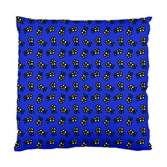 Daisy Royal Blue Standard Cushion Case (one Side) by snowwhitegirl