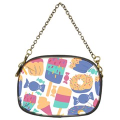 Icecream Pattern Pastel Sumer Chain Purse (two Sides) by Vaneshart