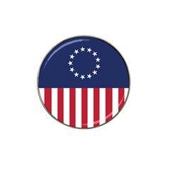 Betsy Ross Flag Usa America United States 1777 Thirteen Colonies Vertical Hat Clip Ball Marker by snek