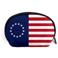 Betsy Ross Flag Usa America United States 1777 Thirteen Colonies Vertical Accessory Pouch (large) by snek