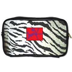 Striped By Traci K Toiletries Bag (two Sides) by tracikcollection