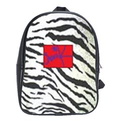 Striped By Traci K School Bag (xl) by tracikcollection