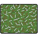 Pepe the Frog Face pattern Green Kekistan meme Fleece Blanket (Medium)  60 x50  Blanket Front