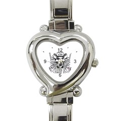 2nd Amendment 2a Defenders 1791 Come And Take It Skull With Guns Heart Italian Charm Watch by snek