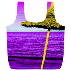 Pop Art Beach Umbrella Full Print Recycle Bag (xl) by essentialimage