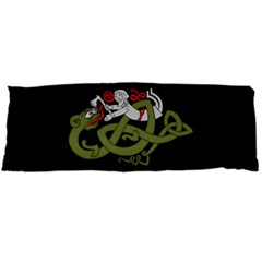 Pepe The Frog Rare Celtic Viking Norse Dragon Pattern Deus Vult Medieval Wojak Crusader Body Pillow Case (dakimakura) by snek