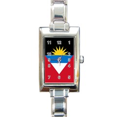 Flag Of Antigua And Barbuda Rectangle Italian Charm Watch by trulycreative