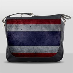 Grunge Thailand Flag Messenger Bag by trulycreative