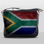 Grunge South Africa Flag Messenger Bag Front