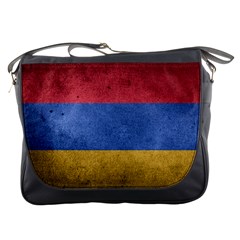 Grunge Armenia Flag Messenger Bag by trulycreative