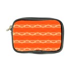 Pattern Orange Coin Purse Front