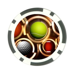 Sport Ball Tennis Golf Football Poker Chip Card Guard by HermanTelo