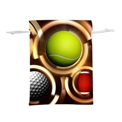 Sport Ball Tennis Golf Football Lightweight Drawstring Pouch (s) by HermanTelo