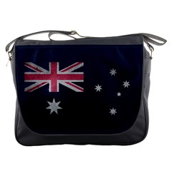 Grunge Australia Flag Messenger Bag by trulycreative