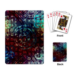 Grunge Zodiac Signs Playing Cards Single Design (rectangle) by trulycreative