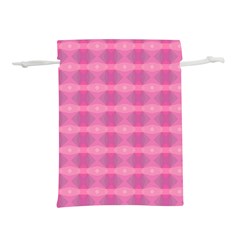 Pink Lightweight Drawstring Pouch (s) by HermanTelo