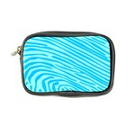 Pattern Texture Blue Coin Purse Front