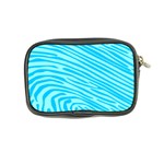 Pattern Texture Blue Coin Purse Back