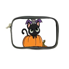 Halloween Cute Cat Coin Purse by HermanTelo