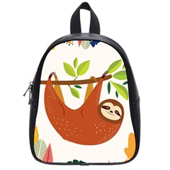 Funny Sloth School Bag (small) by trulycreative