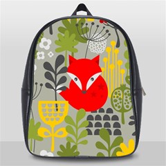 Cute Fox School Bag (large) by trulycreative