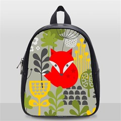 Cute Fox School Bag (small) by trulycreative