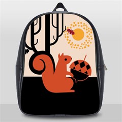 Cute Squirrel School Bag (large) by trulycreative