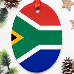 South Africa Flag Oval Ornament (two Sides) by FlagGallery