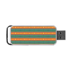 Background Texture Fabric Portable Usb Flash (two Sides) by Mariart