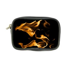 Can Walk On Volcano Fire, Black Background Coin Purse by picsaspassion