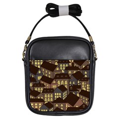 Night Town Girls Sling Bag by trulycreative