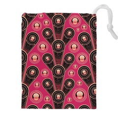 Background Abstract Pattern Drawstring Pouch (4xl) by HermanTelo