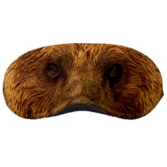 Brown Bear Eyes Sleeping Mask by trulycreative