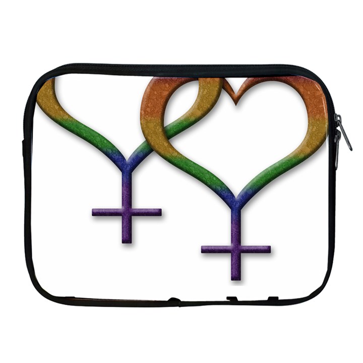 Mrs. and Mrs. Apple iPad 2/3/4 Zipper Cases