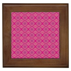 Background Texture Pattern Mandala Framed Tile by HermanTelo