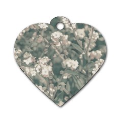 Beauty Floral Scene Photo Dog Tag Heart (one Side) by dflcprintsclothing