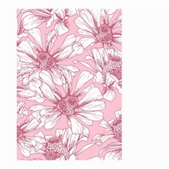 Pink Flowers Small Garden Flag (two Sides) by Sobalvarro