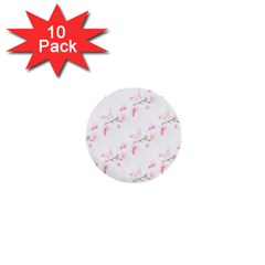 Pattern Orchidée Fleurs 1  Mini Buttons (10 Pack)  by kcreatif