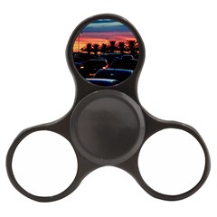 Urban Sunset Scene, Punta Del Este   Uruguay Finger Spinner by dflcprintsclothing